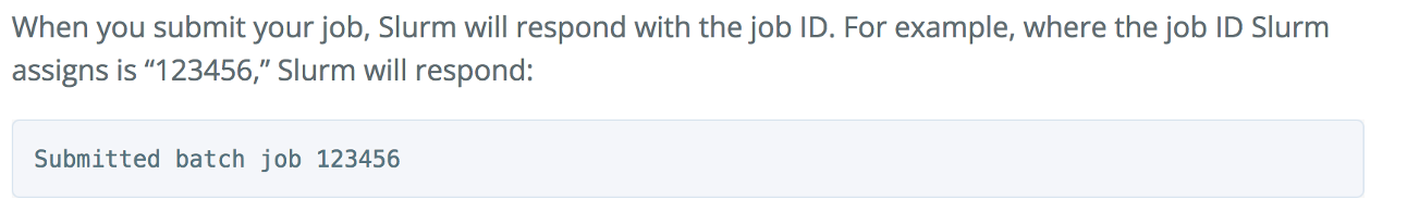 Job Output